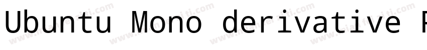 Ubuntu Mono derivative Powerline字体转换